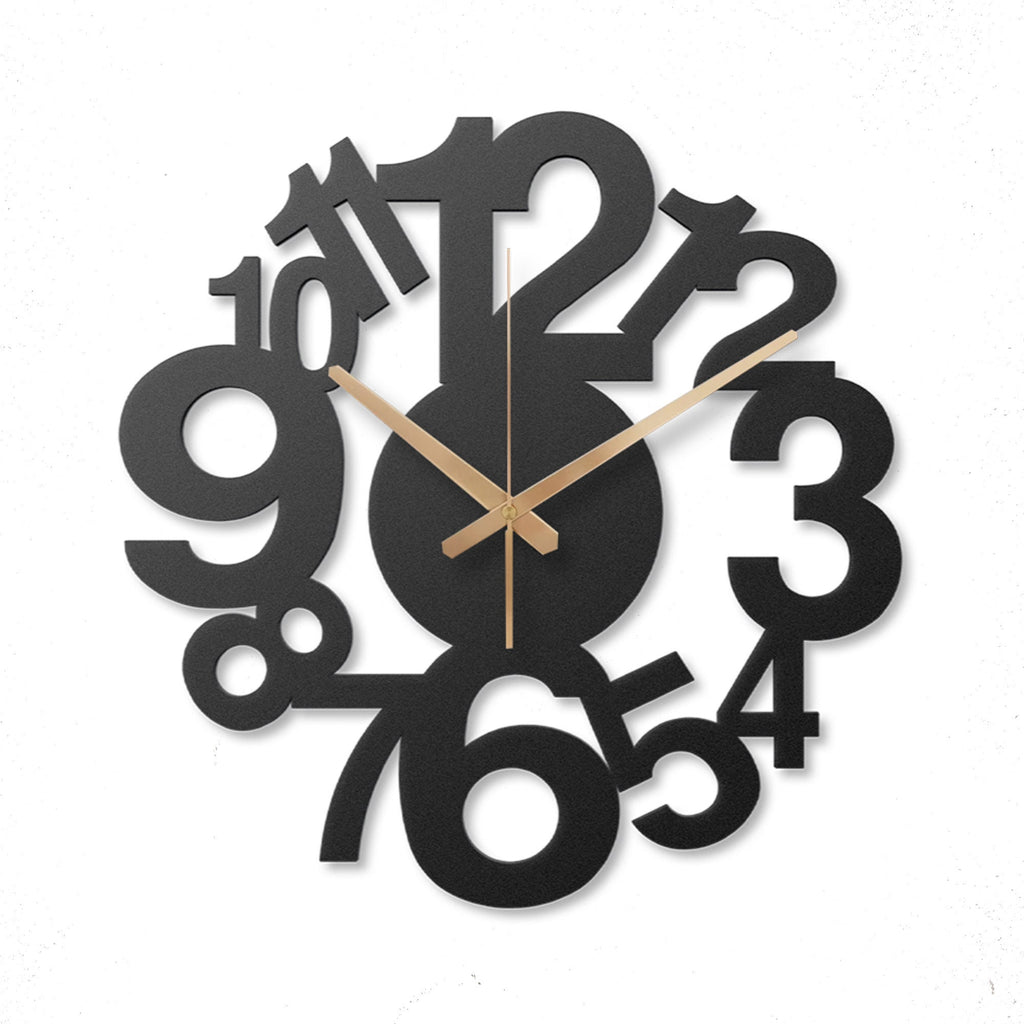 Metal Wall Clock, Unique Wall Clock, Modern Wall Clock, Extra Large Silent Wall Clock With Roman Numbers, New Home Gift, Horloge Murale